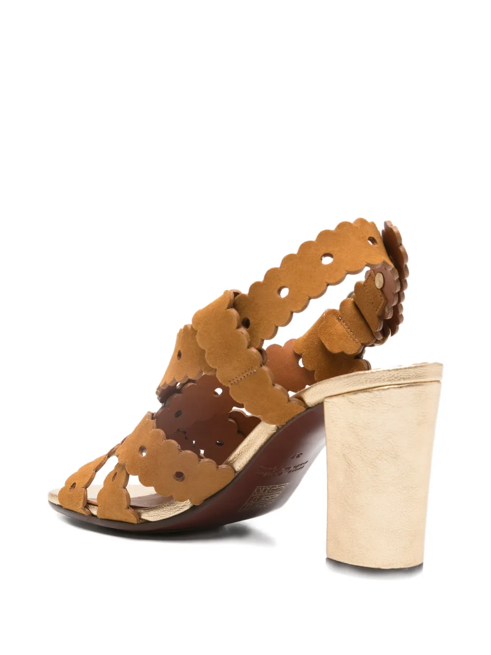 Chie Mihara Biby gewelfde sandalen Bruin