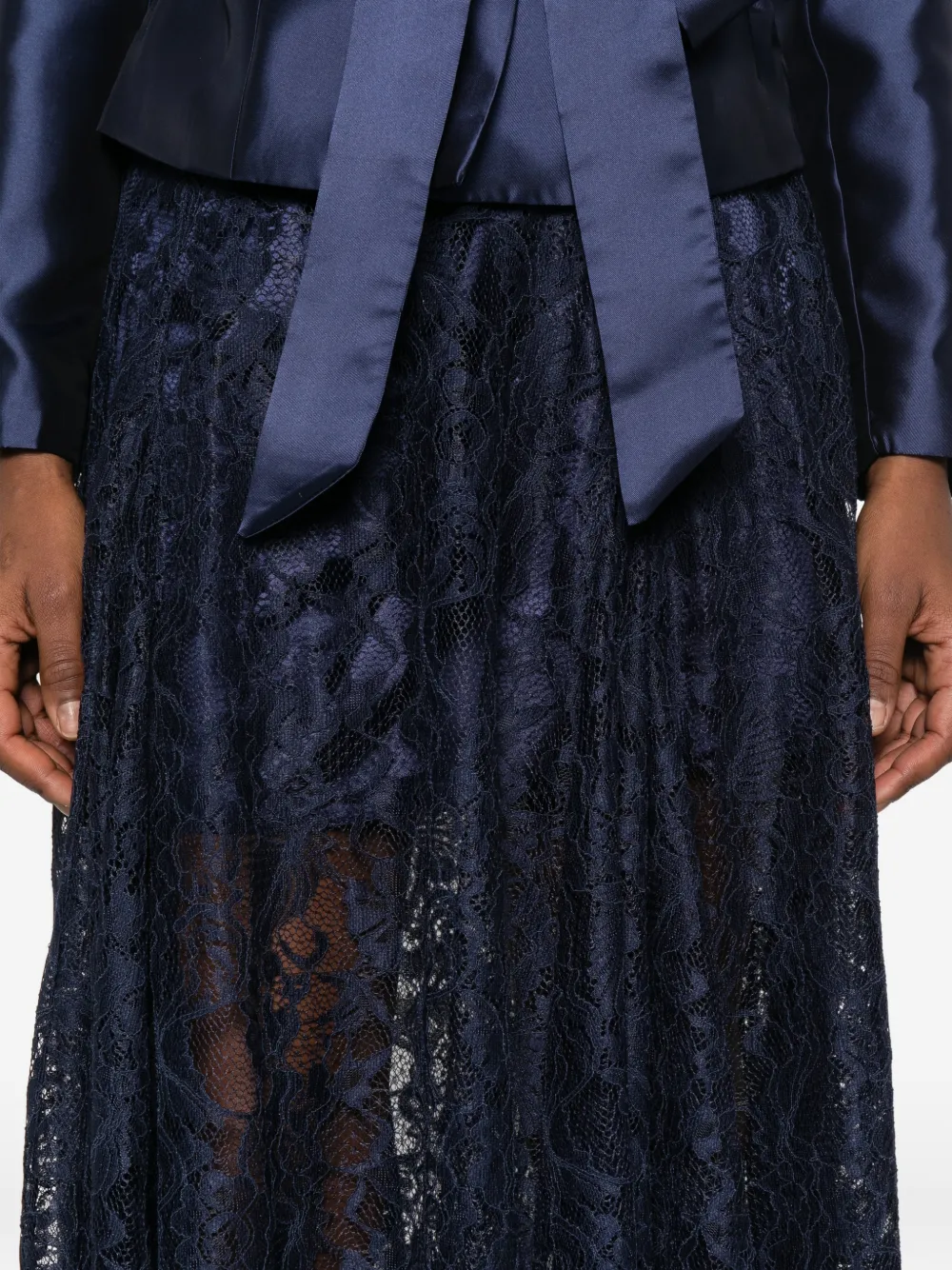Quincy Lace-Detail Maxi Dress