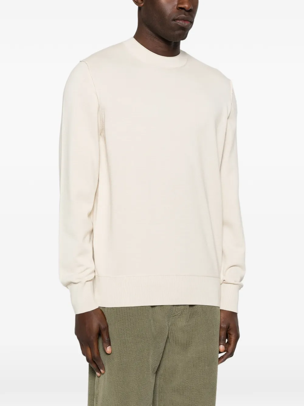 Parajumpers Patch Crewneck Sweater - Neutrals 
