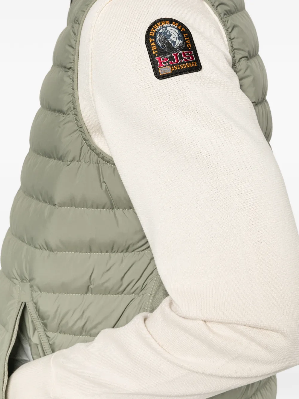 Parajumpers Trui met ronde hals en patch Beige