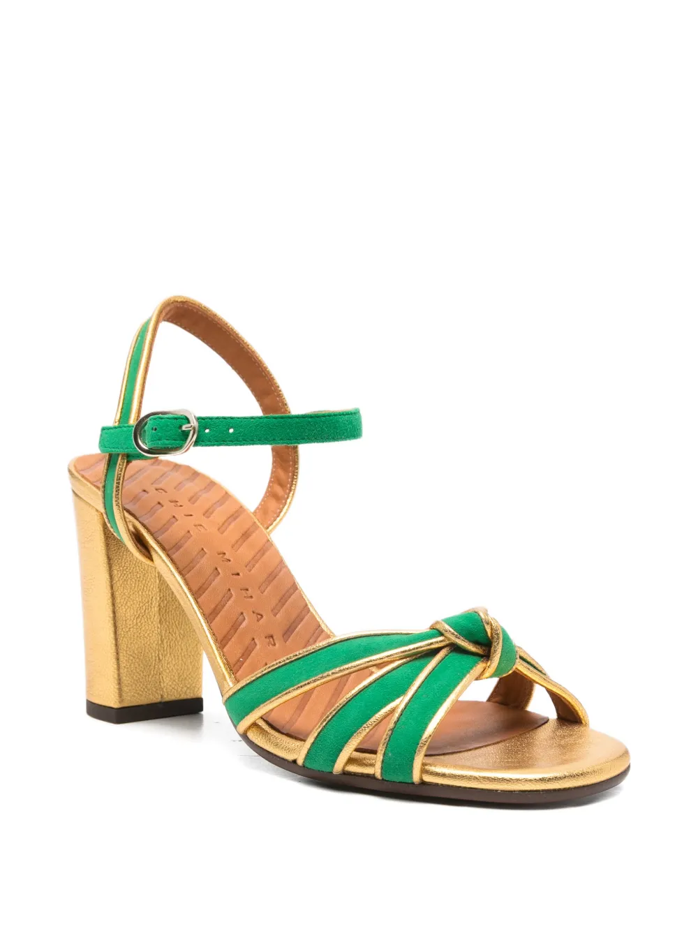 Chie Mihara Sandalen met geknoopt detail Groen
