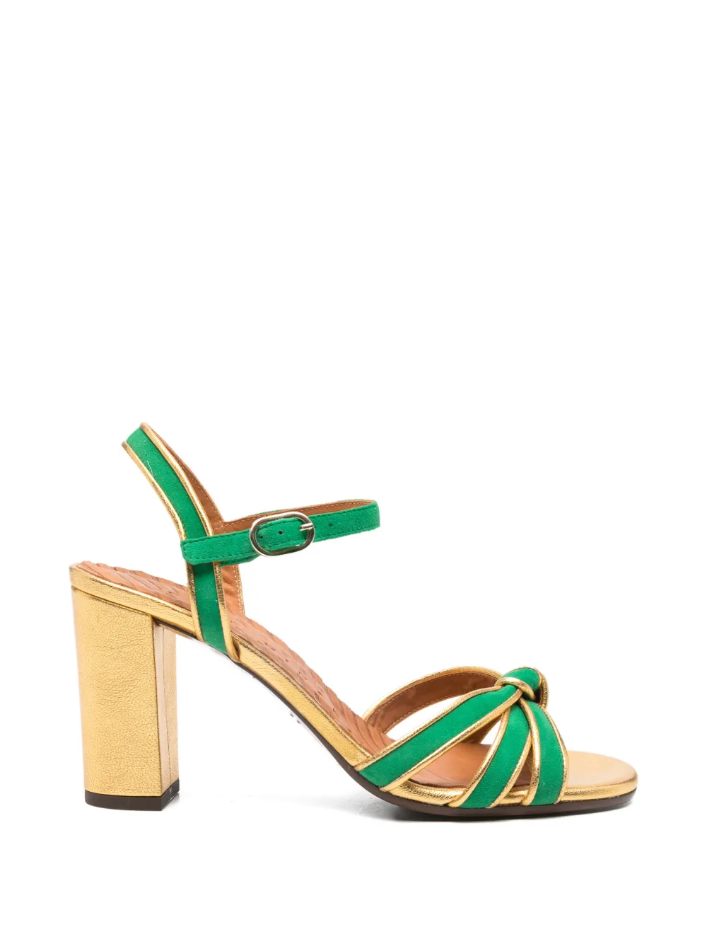 Chie Mihara Sandalen met geknoopt detail Groen