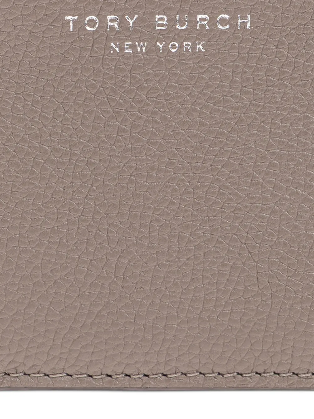  Tory Burch Zip Leather Cardholder - Neutrals 