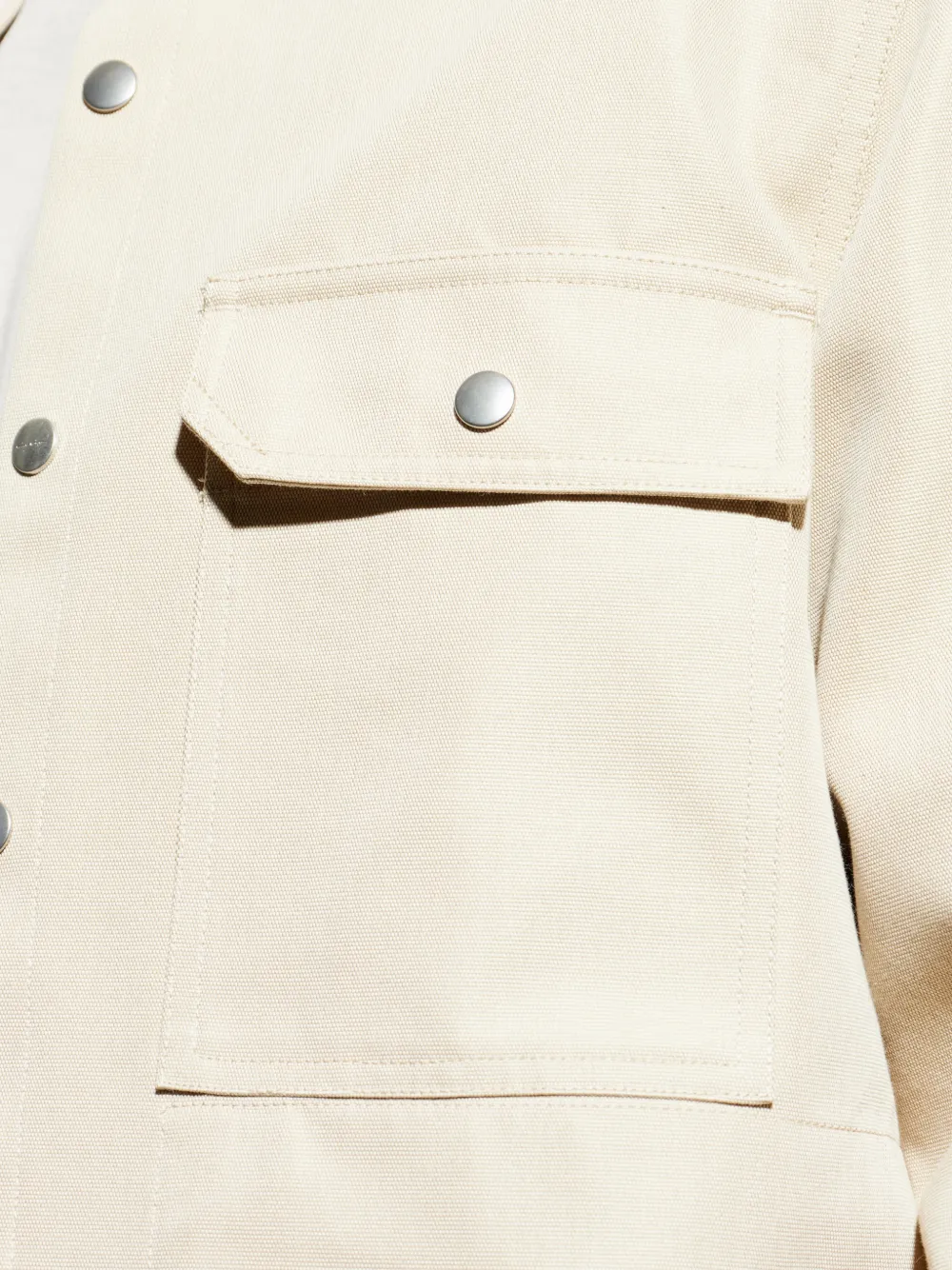 Rick Owens Shirtjack met knopen Beige
