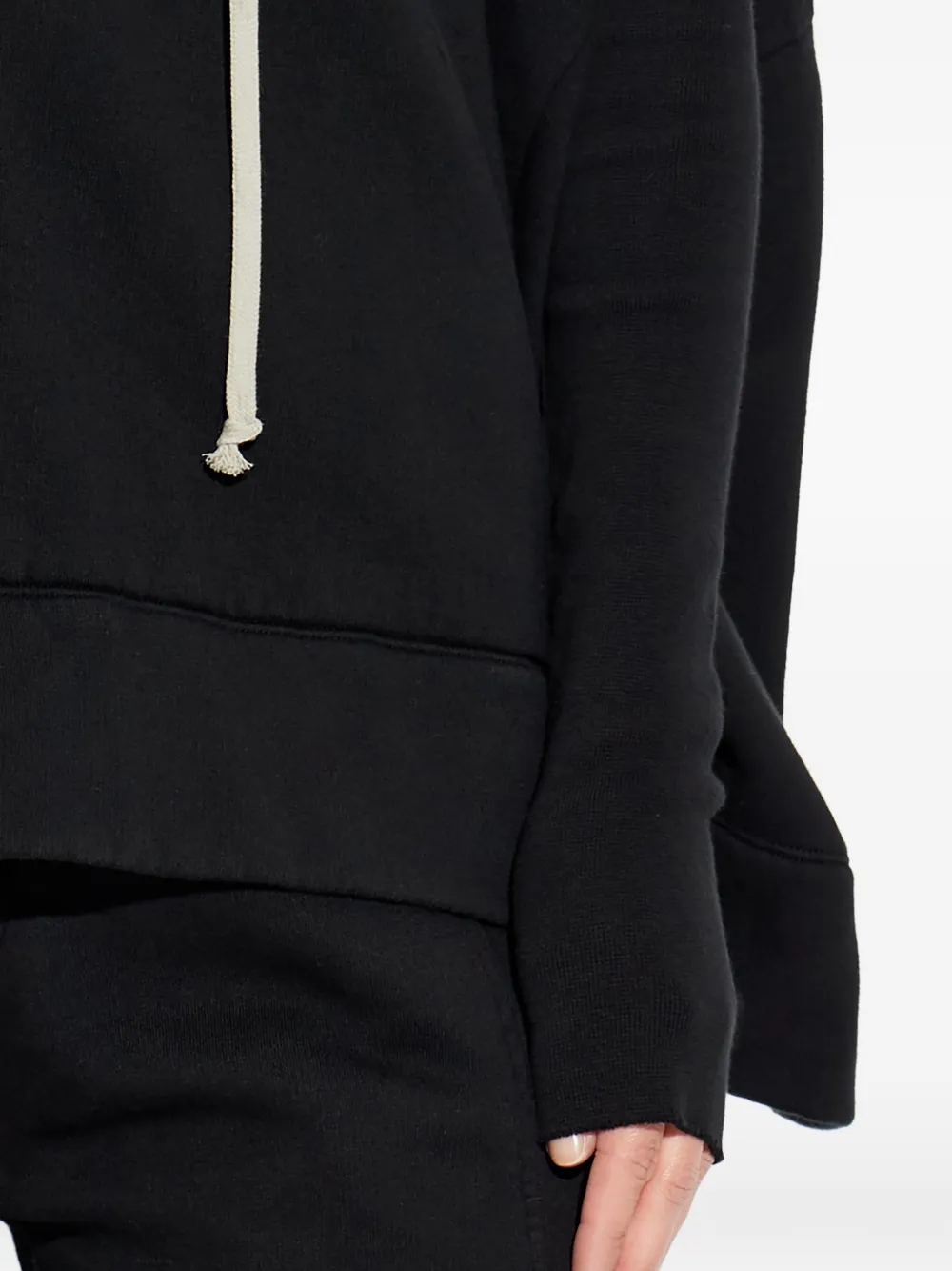 Rick Owens DRKSHDW Trui met trechterhals en rits Zwart