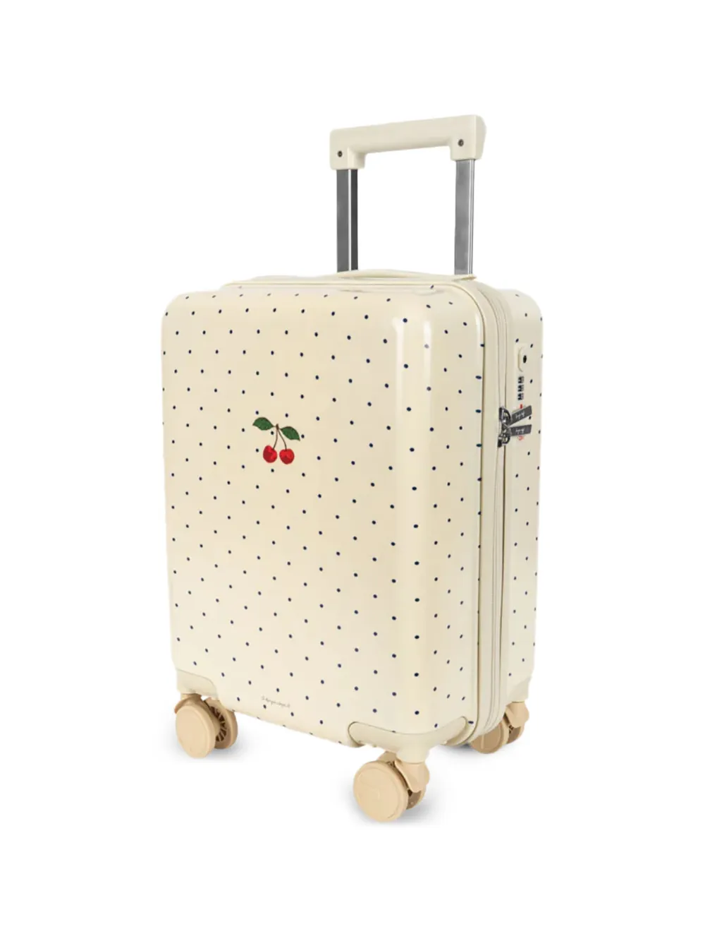 Konges Sløjd cherry-print suitcase - Toni neutri