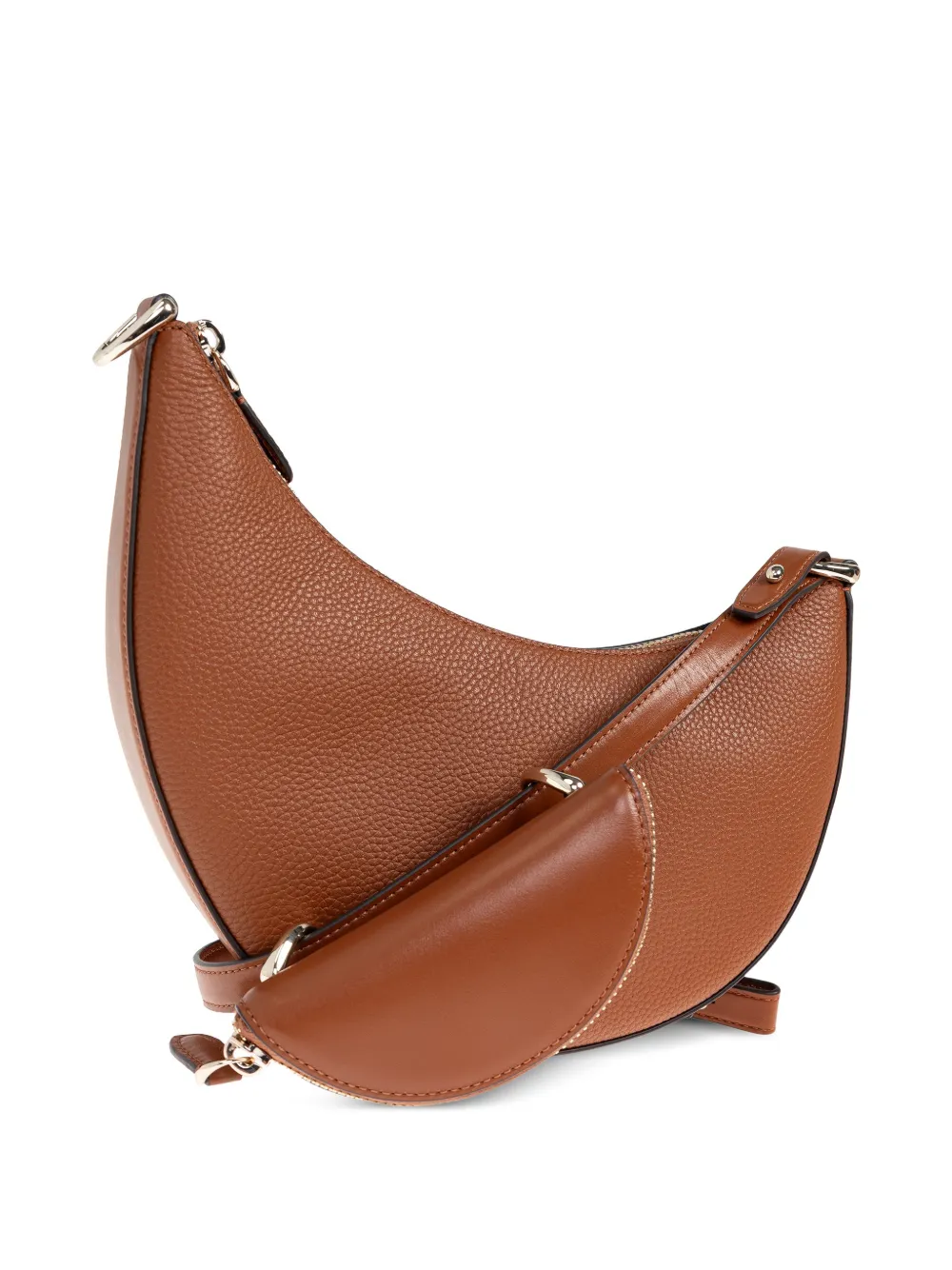 Kate Spade Leren crossbodytas met rits Bruin