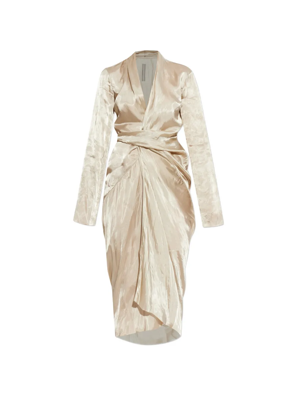 Rick Owens tie-waist dress - Toni neutri