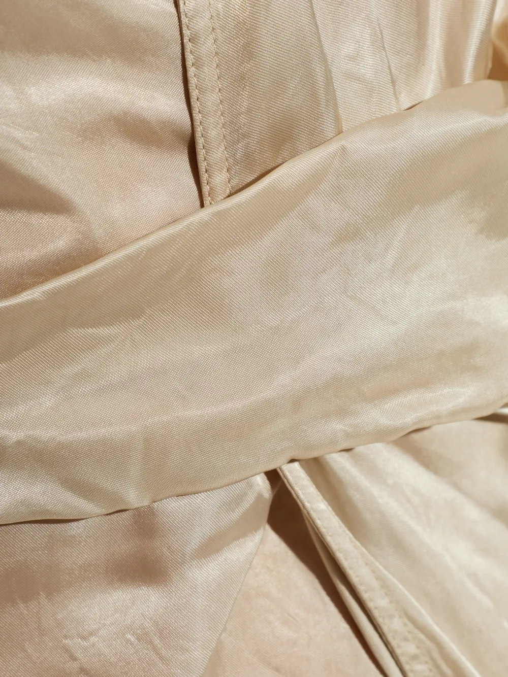 Rick Owens Jurk met gestrikte taille Beige
