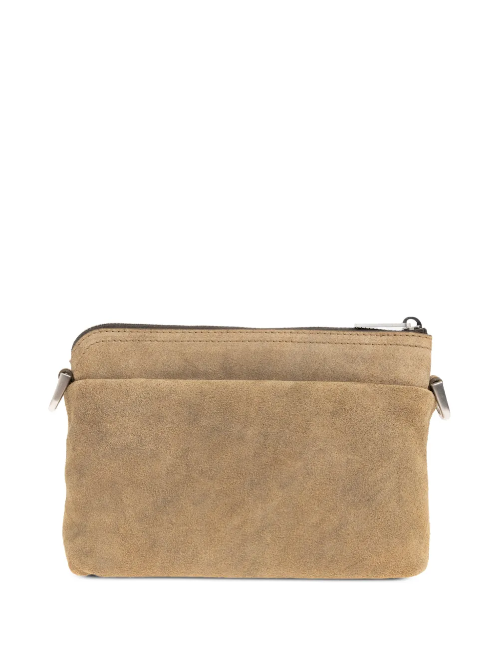  Rick Owens Small Adri Suede Shoulder Bag - Neutrals 