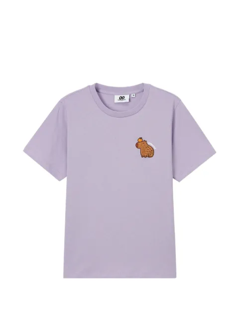 CHOCOOLATE embroidered-detail cotton T-shirt