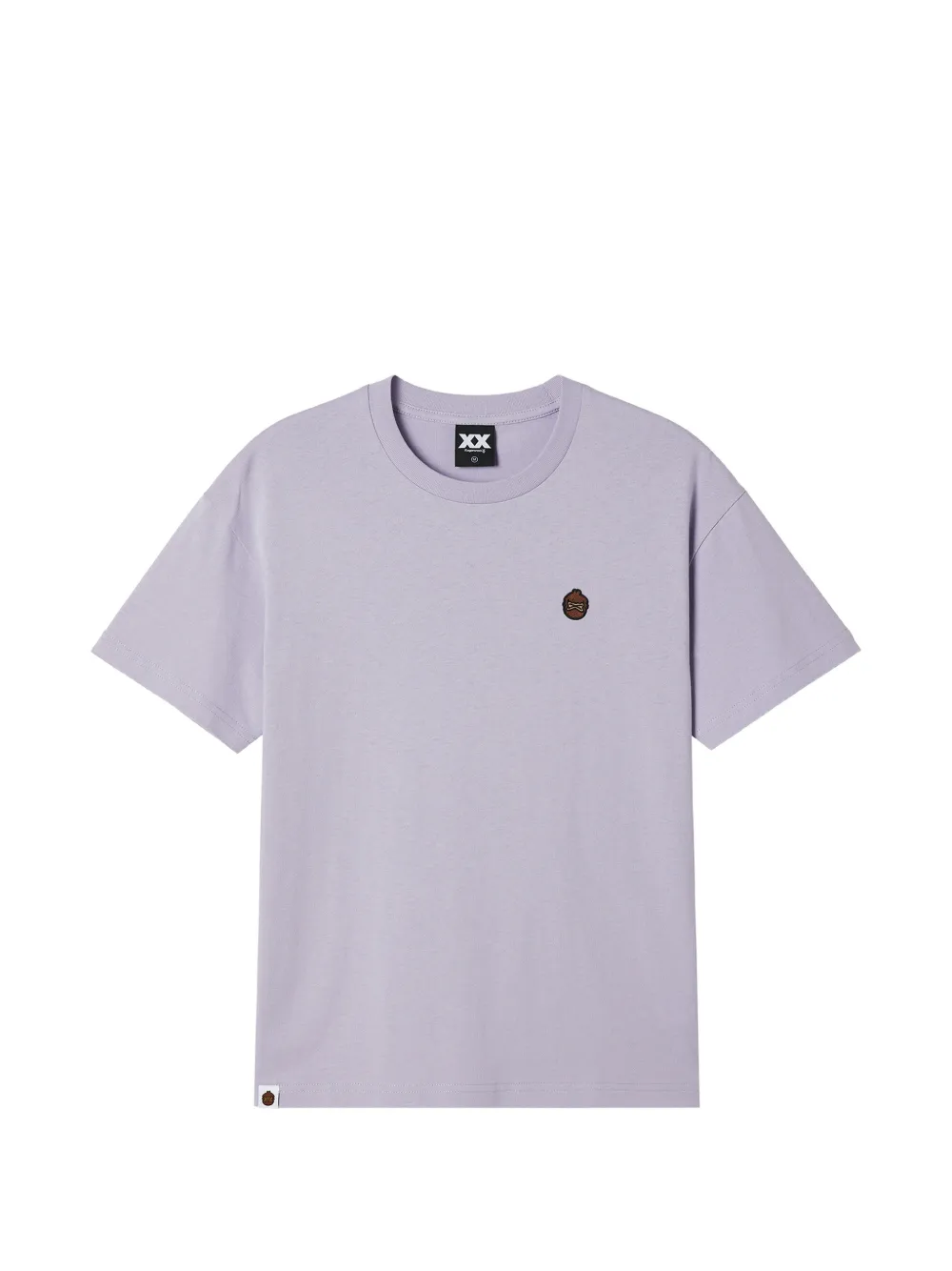 FINGERCROXX crew-neck logo-embroidered T-shirt