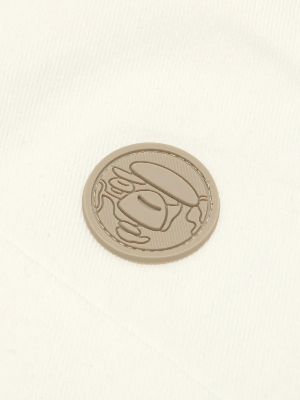 AAPE BY *A BATHING APE Katoenen overhemd met logo Beige