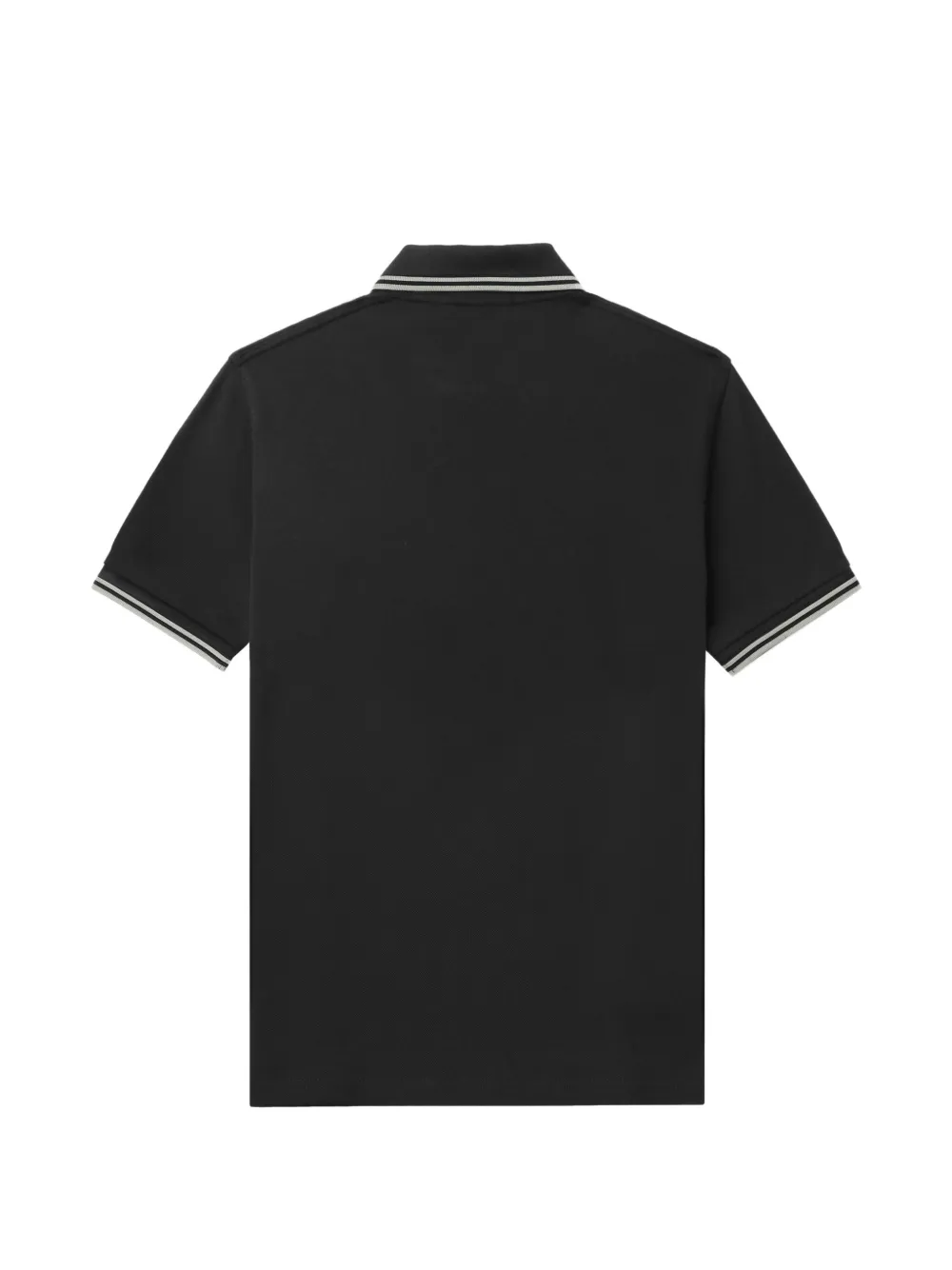 Laurel-Wreath Striped Polo Shirt