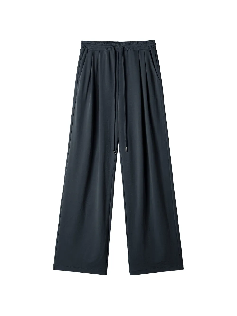 b+ab drawstring-fastening palazzo pants - Grigio