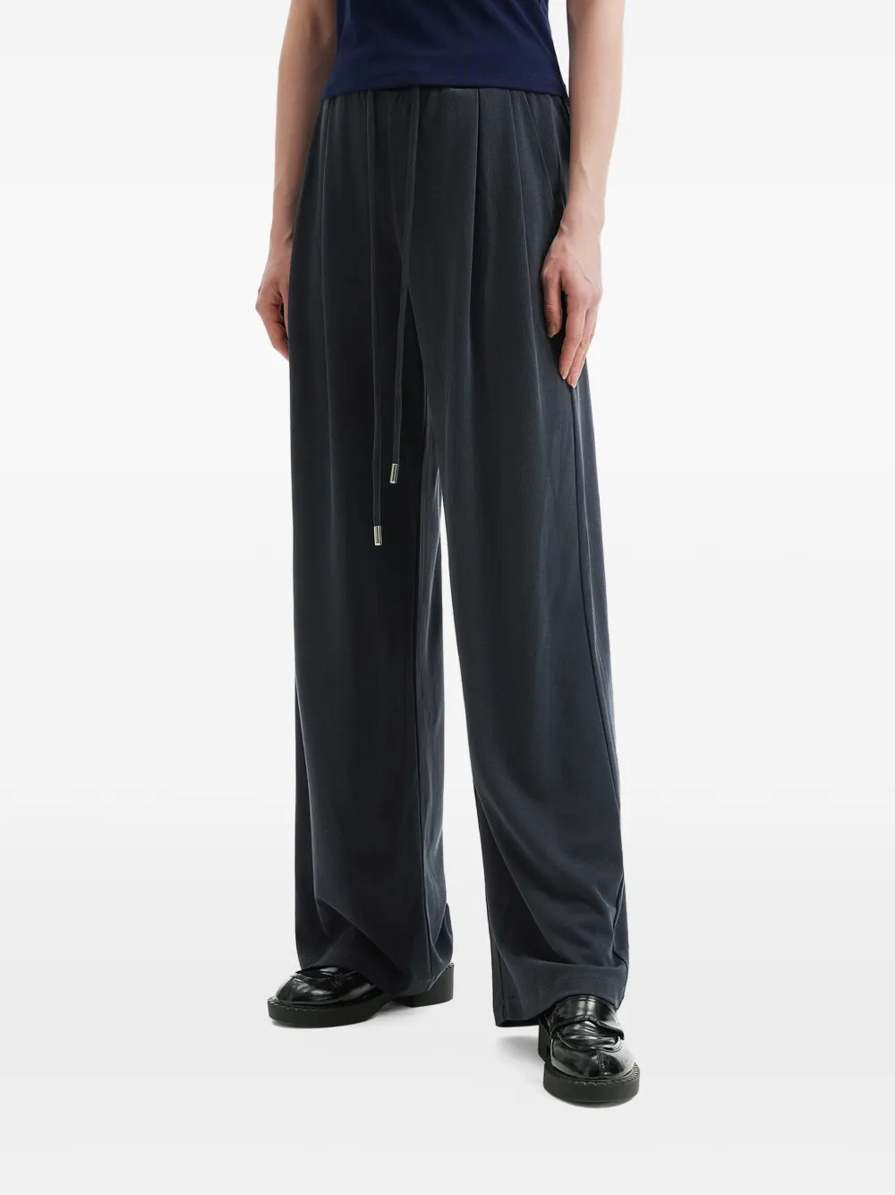  B+ab Drawstring-fastening Palazzo Pants - Grey 