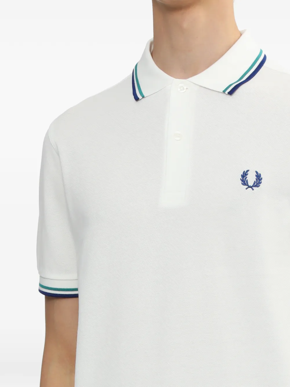 Fred Perry Poloshirt met logo Wit