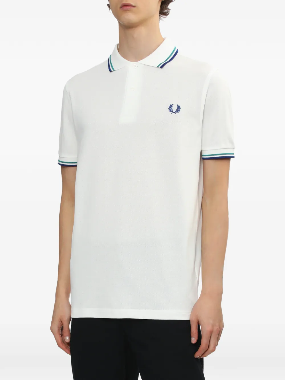 Fred Perry Poloshirt met logo Wit