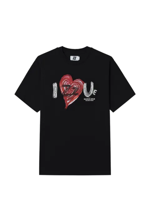 izzue heart graphic T-shirt