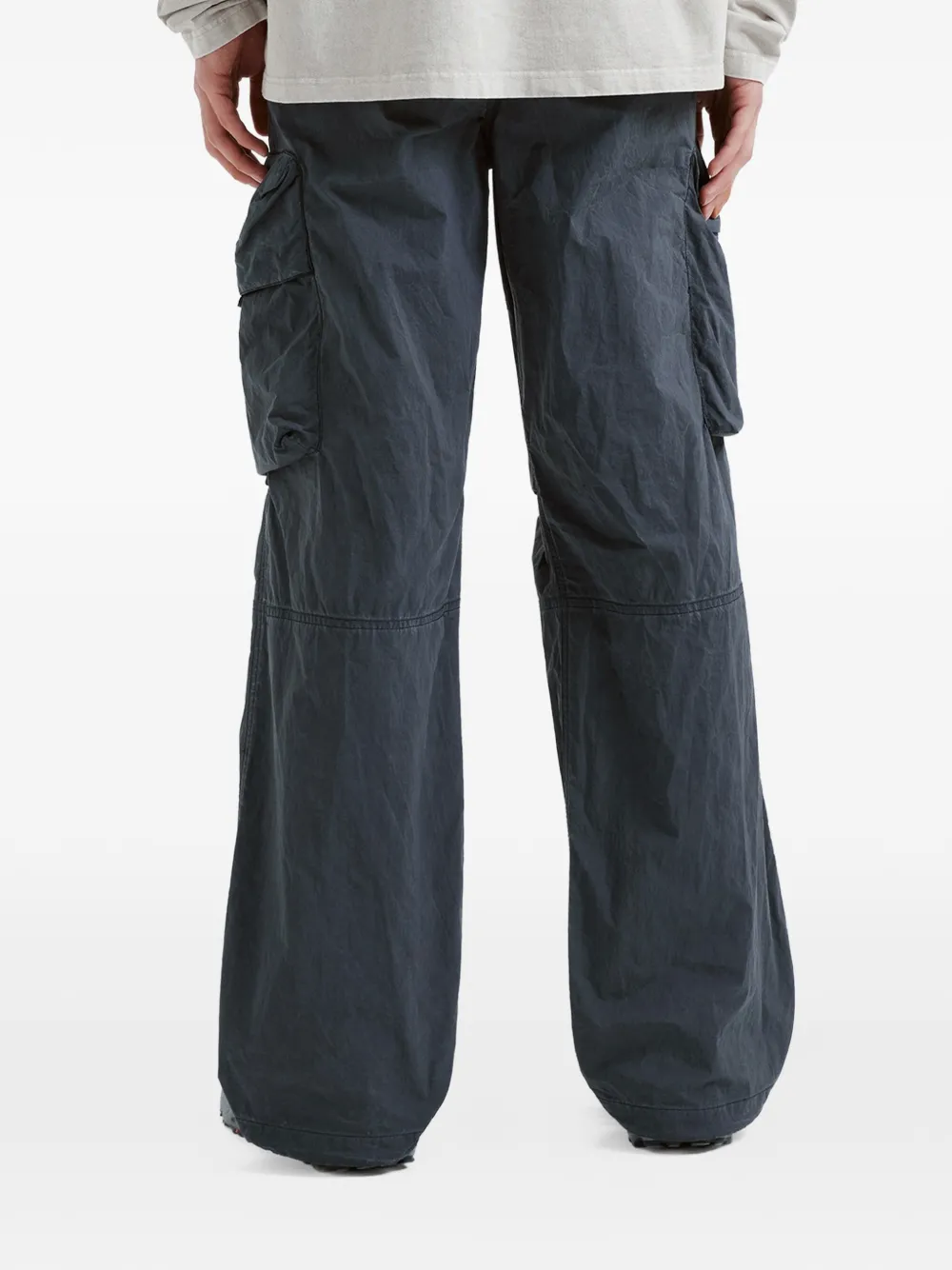 izzue Broek met cargo zak Grijs