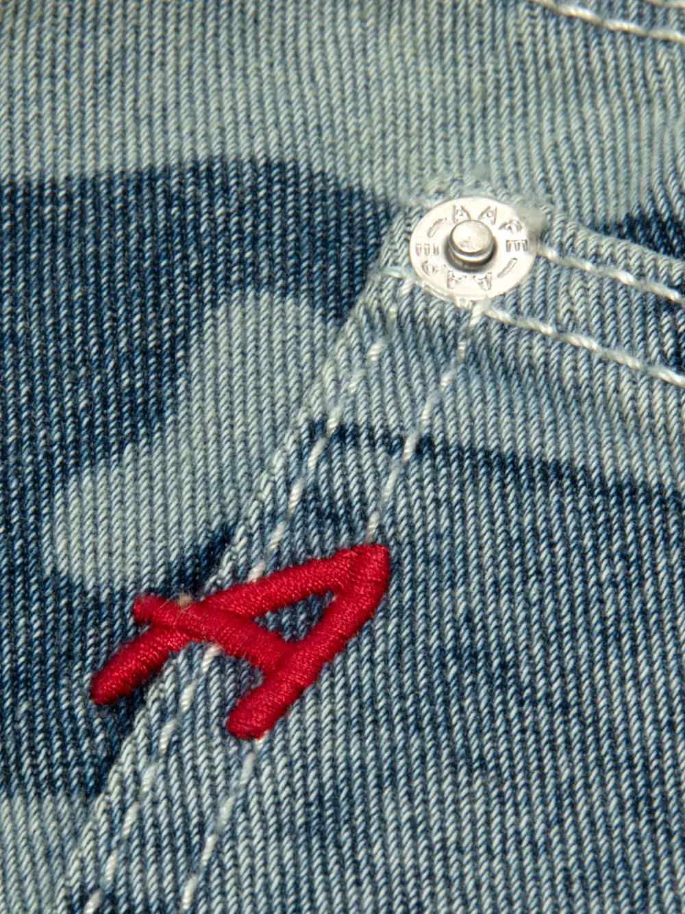 AAPE BY *A BATHING APE Aapeunvs grafische jeans Blauw