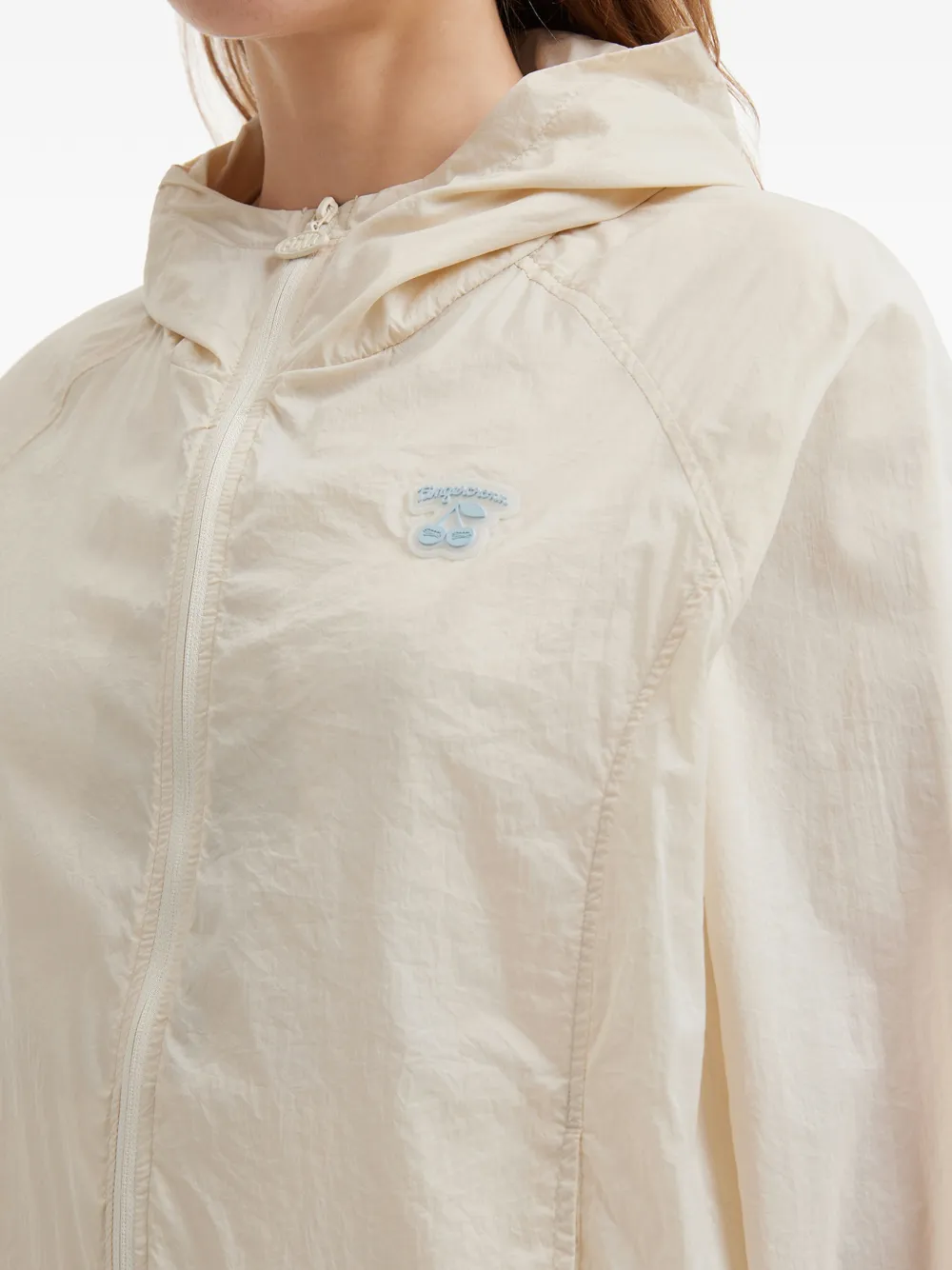 FINGERCROXX Jack met capuchon en rits Beige