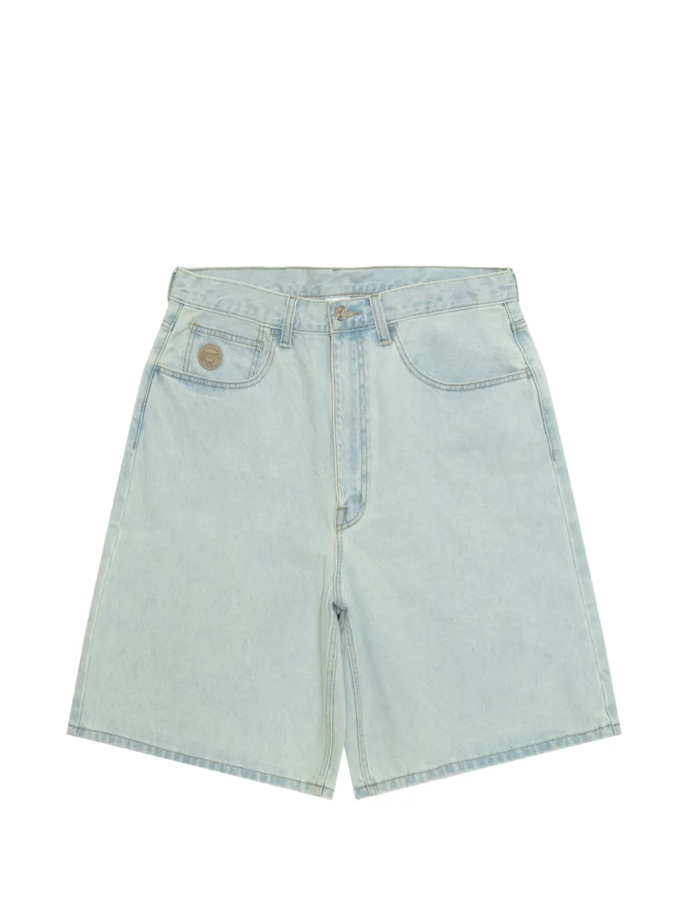 AAPE BY *A BATHING APE® Costume da bagno con ricamo - Blu