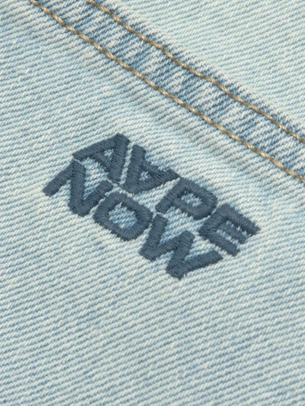 AAPE BY *A BATHING APE Denim shorts Blauw