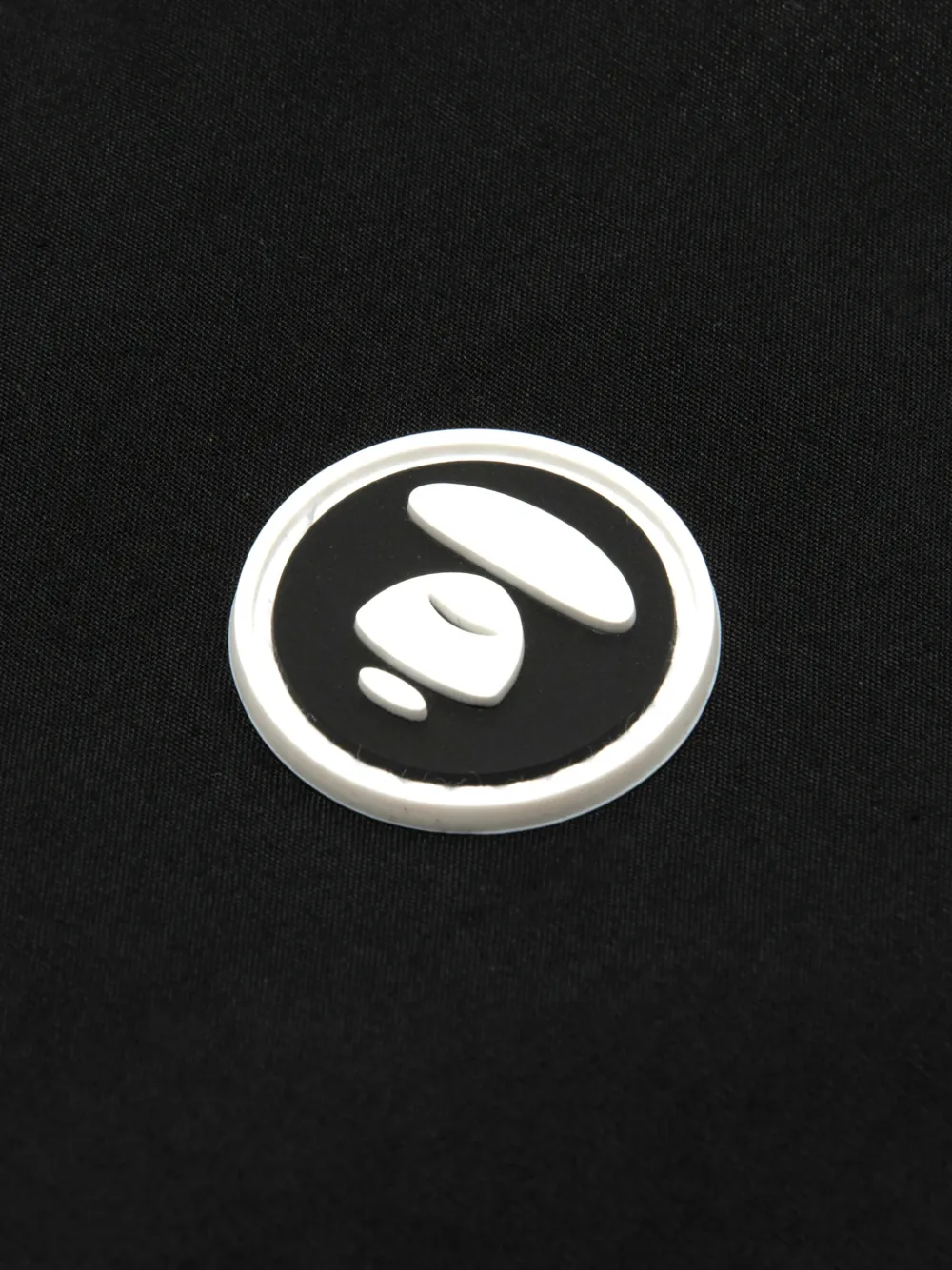 AAPE BY *A BATHING APE Overhemd met korte mouwen en logo Zwart