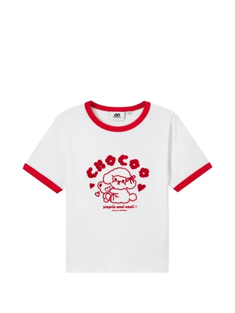 CHOCOOLATE graphic-detail cotton T-shirt