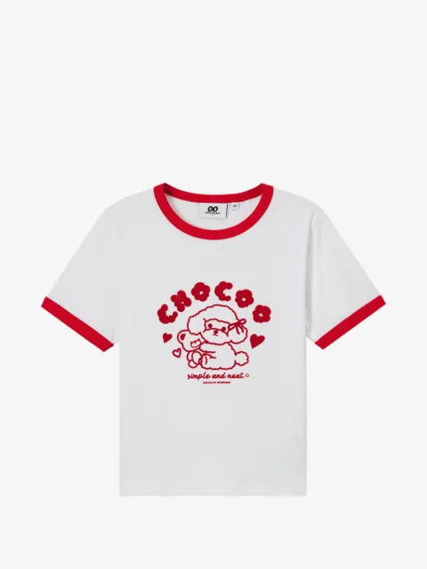 CHOCOOLATE t-shirt en coton à détail graphique