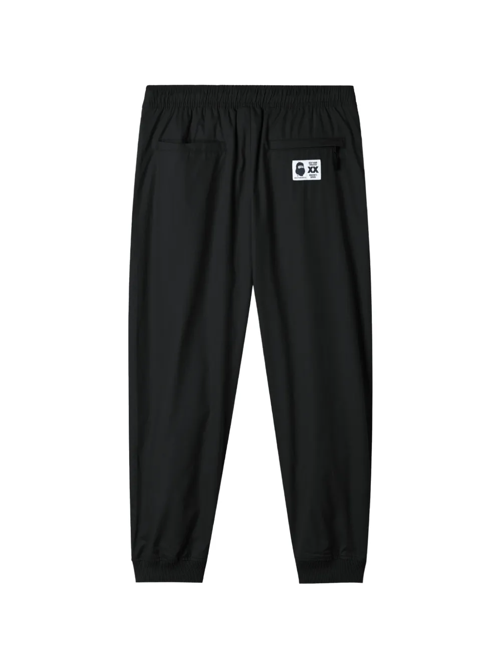 Drawstring-Fastening Logo-Patch Track Pants