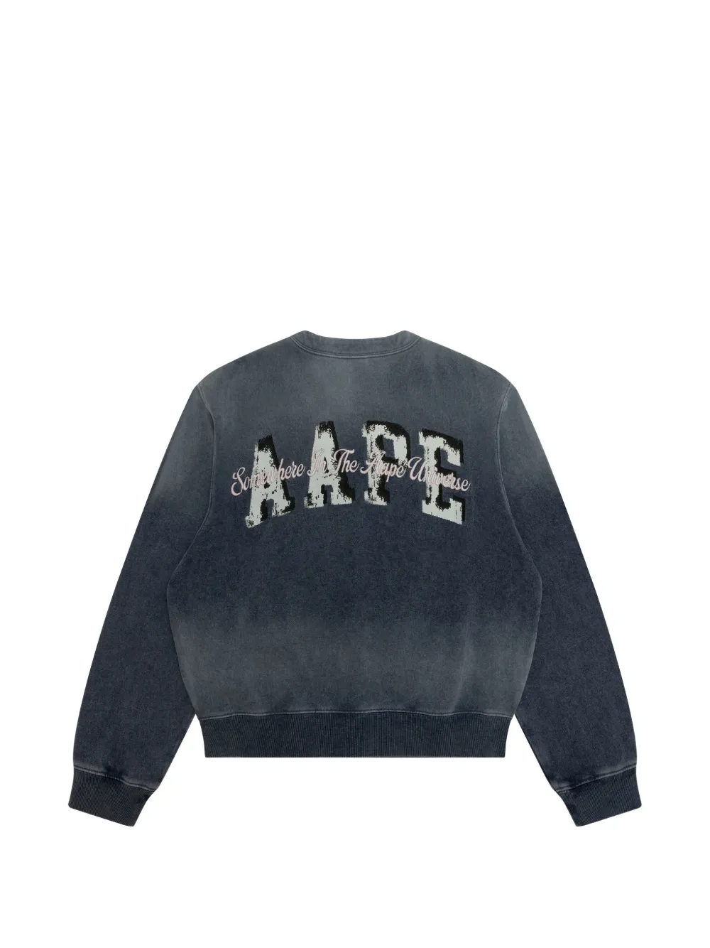 Aape By *a Bathing Ape® Appliqué Bomber Jacket - Blue 