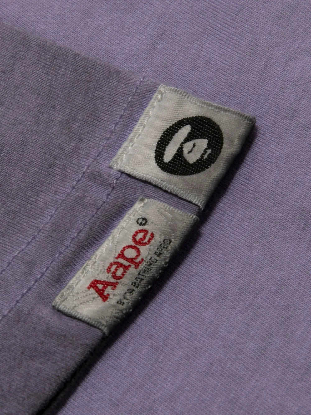  Aape By *a Bathing Ape® Logo-embossed T-shirt - Purple 