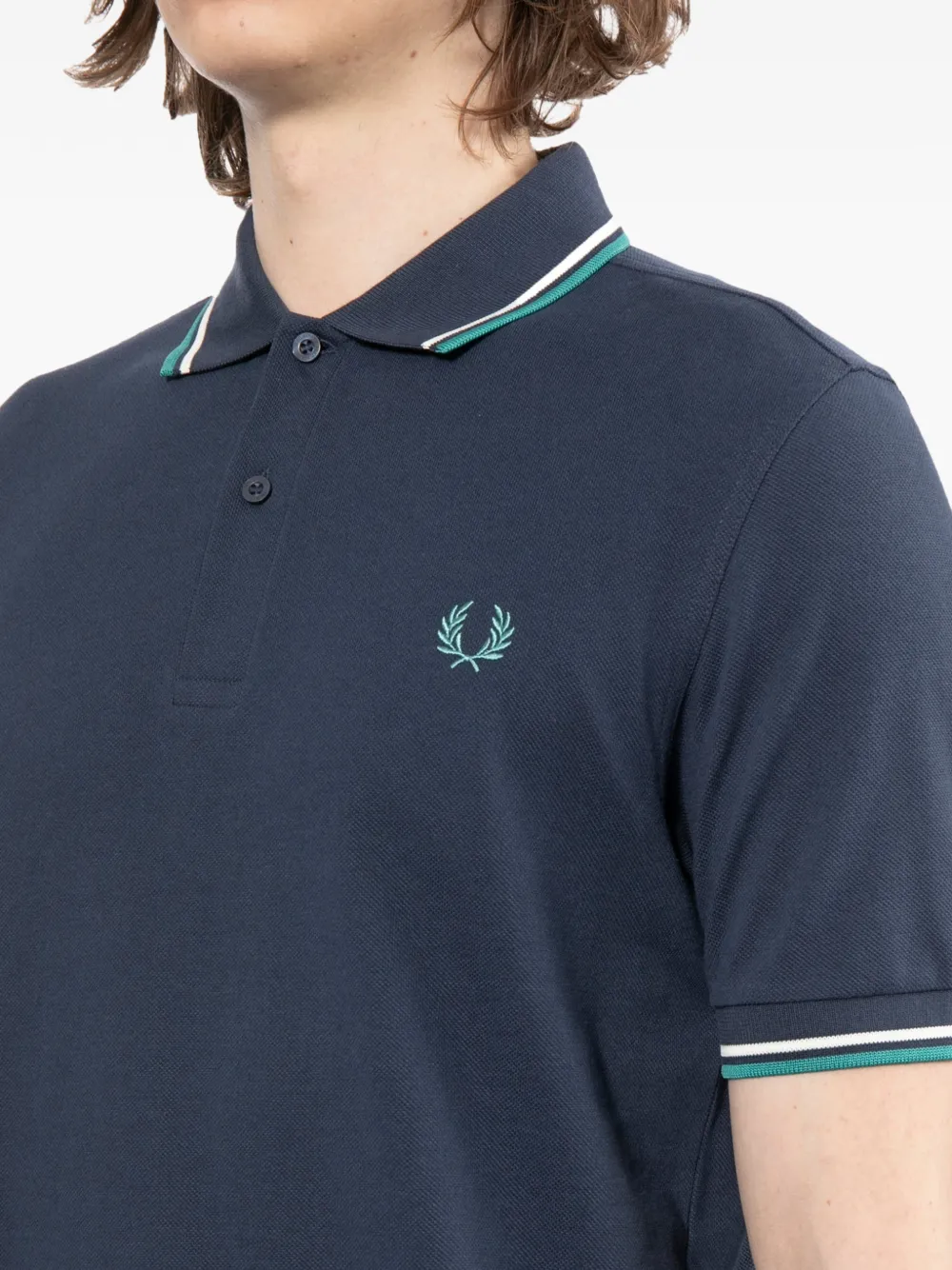 Fred Perry Poloshirt met logo Blauw