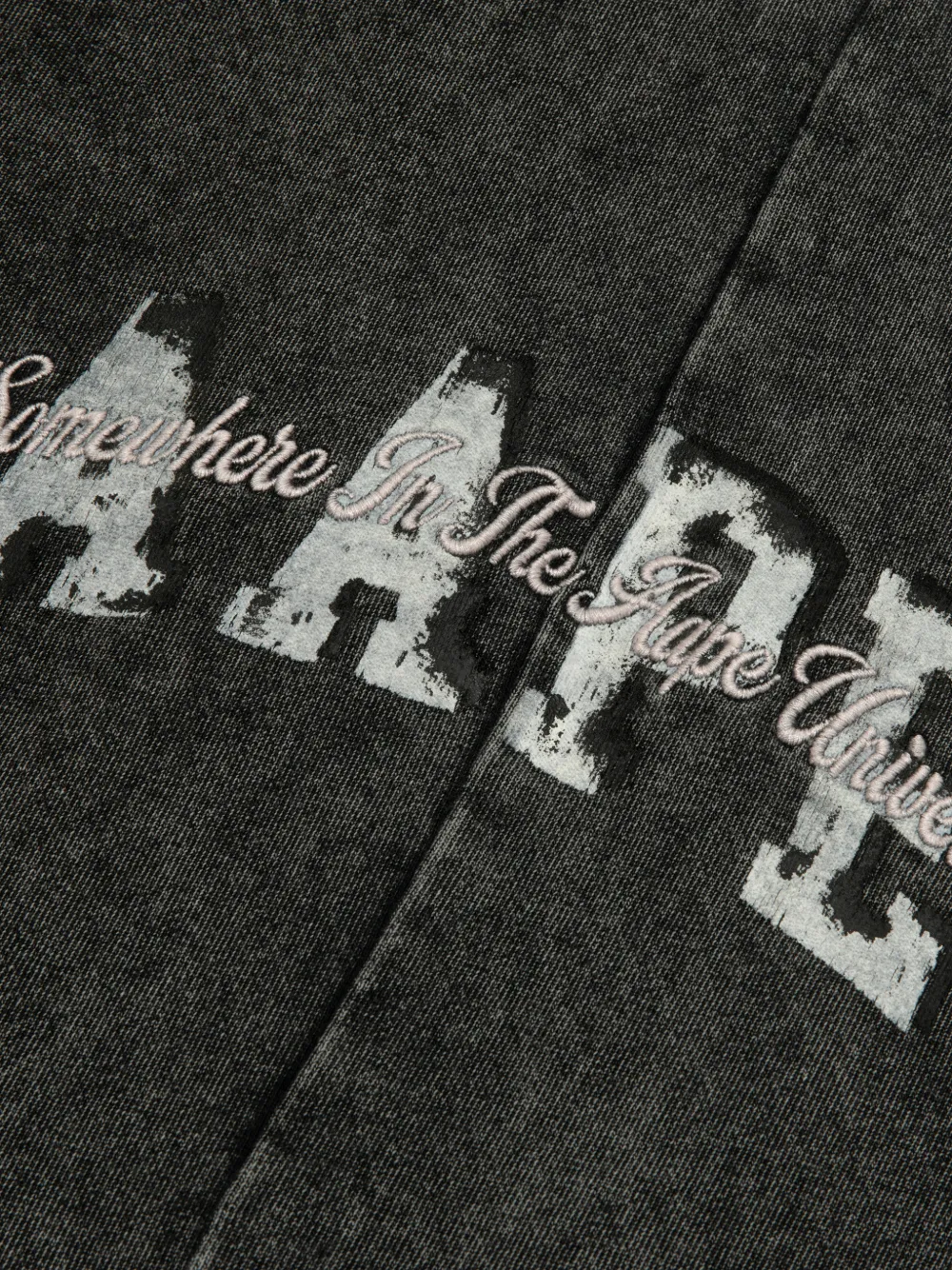  Aape By *a Bathing Ape® Patch Trousers - Black 