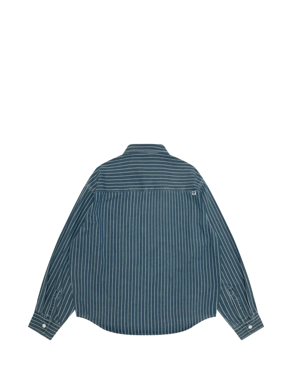 AAPE BY *A BATHING APE Gestreept overhemd met zak Blauw