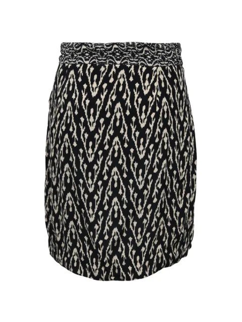 Ba&Sh Iliade printed wrap mini skirt