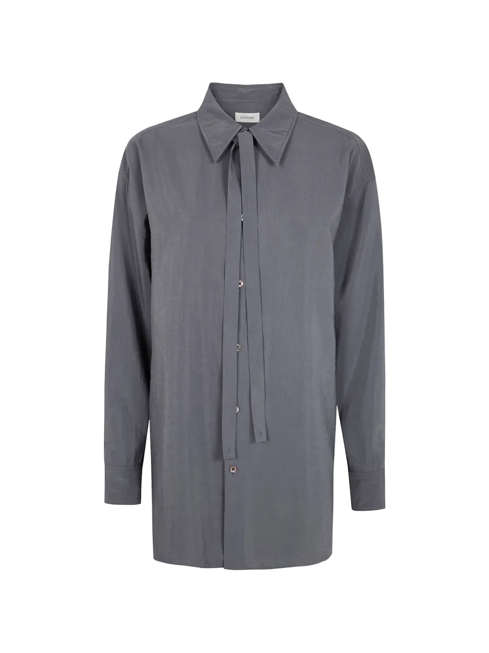 LEMAIRE Camicia con nodo - Grigio