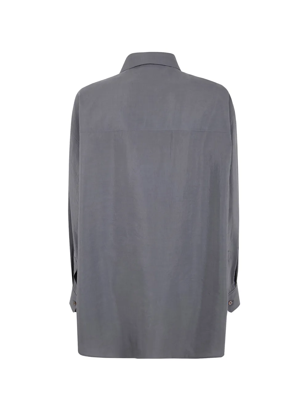  Lemaire Tie-front Shirt - Grey 