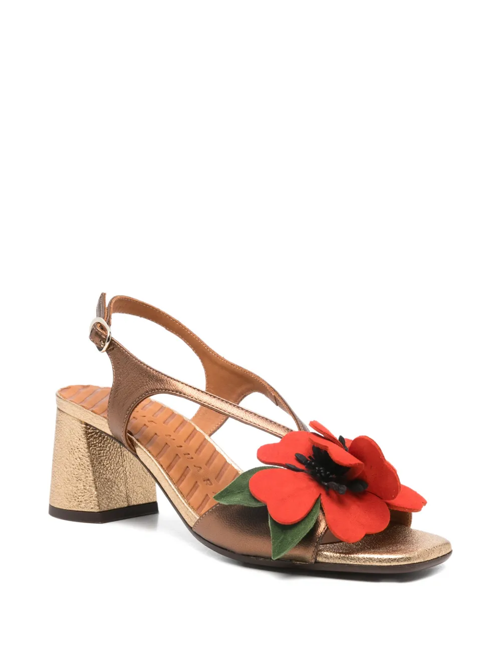 Chie Mihara flower rymane sandals Bruin