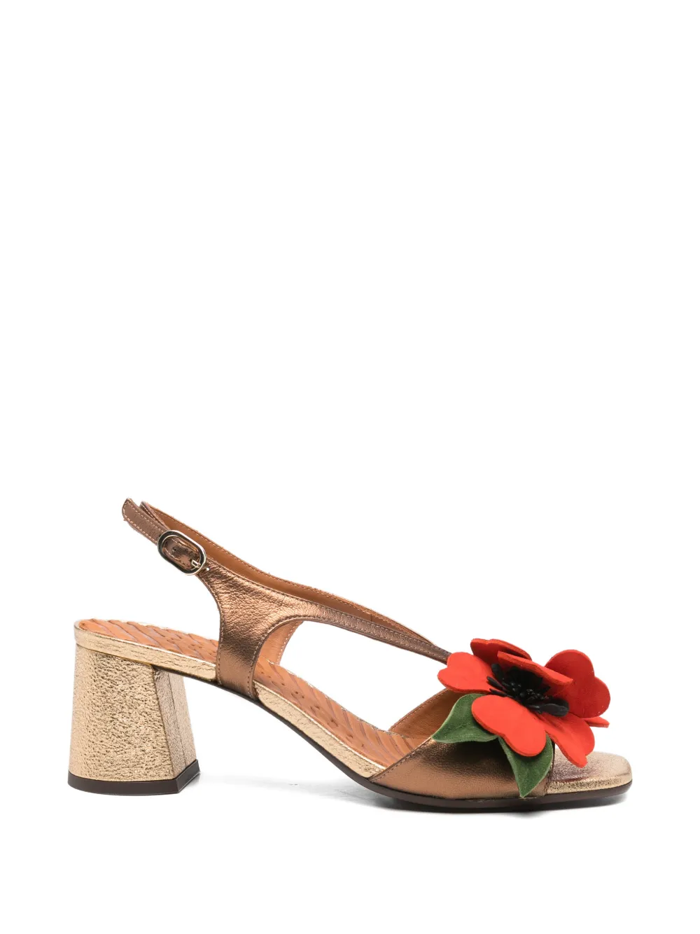Chie Mihara flower rymane sandals Bruin