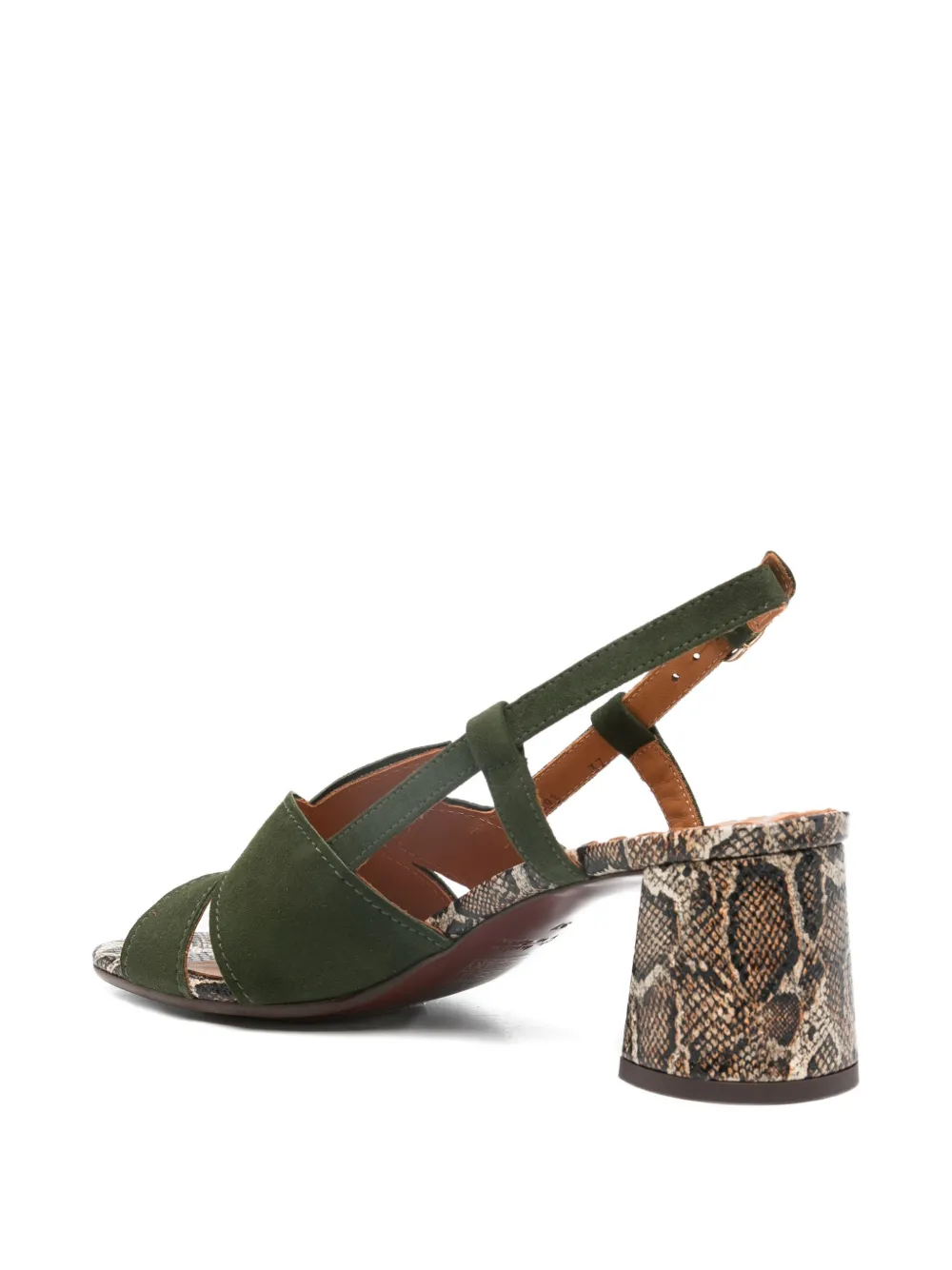Chie Mihara Suède sandalen Groen