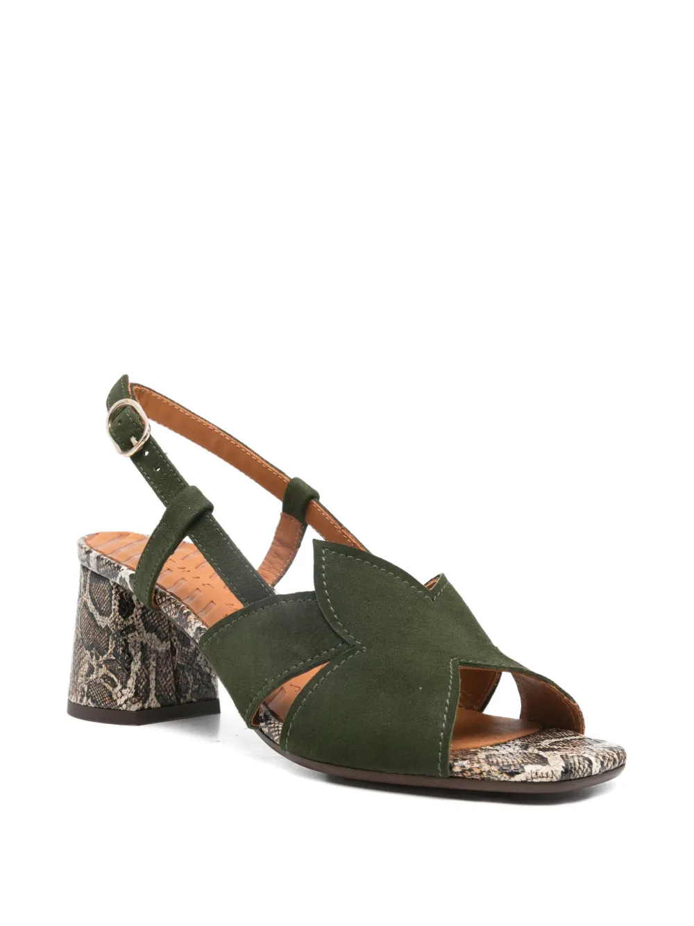 Chie Mihara Suède sandalen Groen