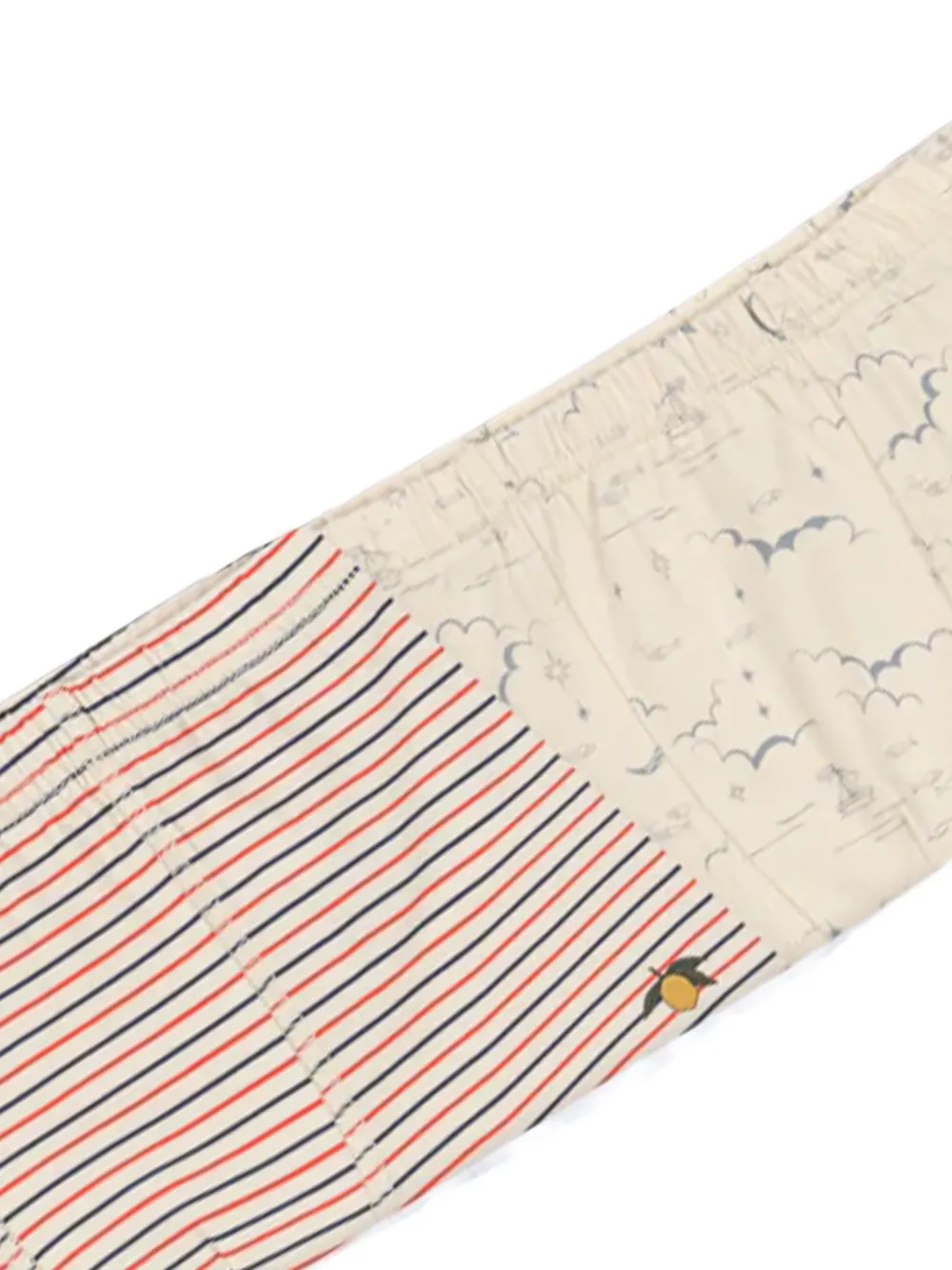 Konges Sløjd Vijf gestreepte boxershorts Wit
