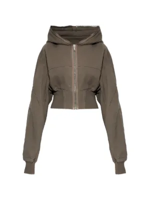 Rick Owens DRKSHDW クロップド パーカー | ニュートラル | FARFETCH JP