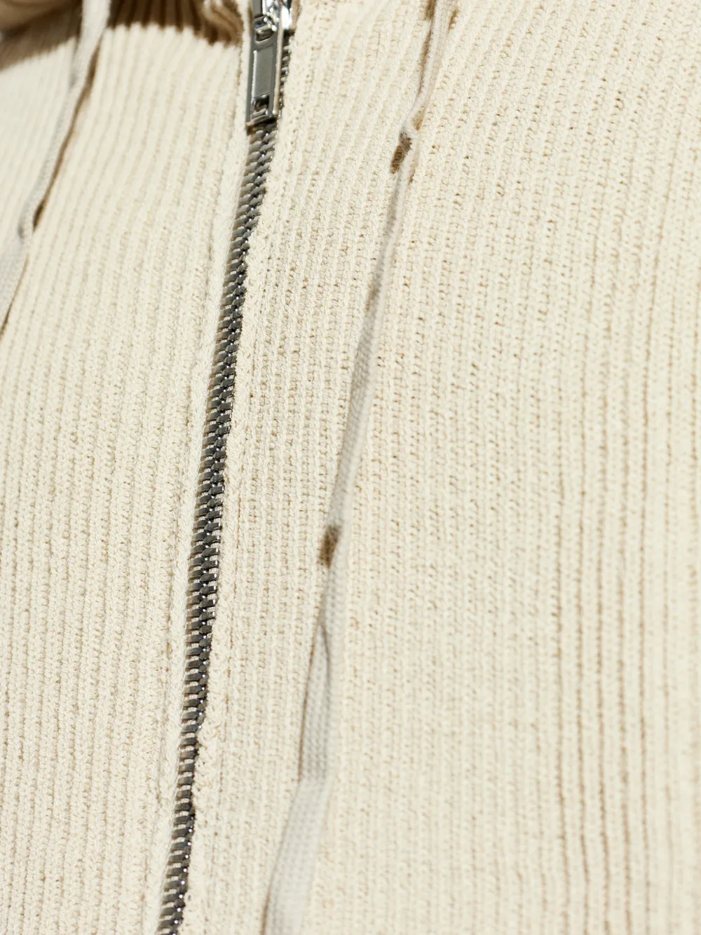 Rick Owens Hoodie met rits Beige