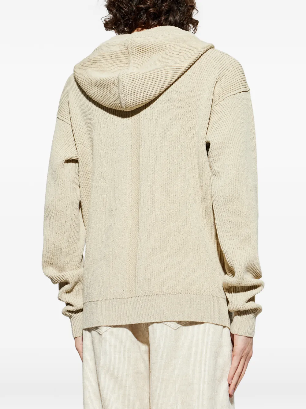 Rick Owens Hoodie met rits Beige