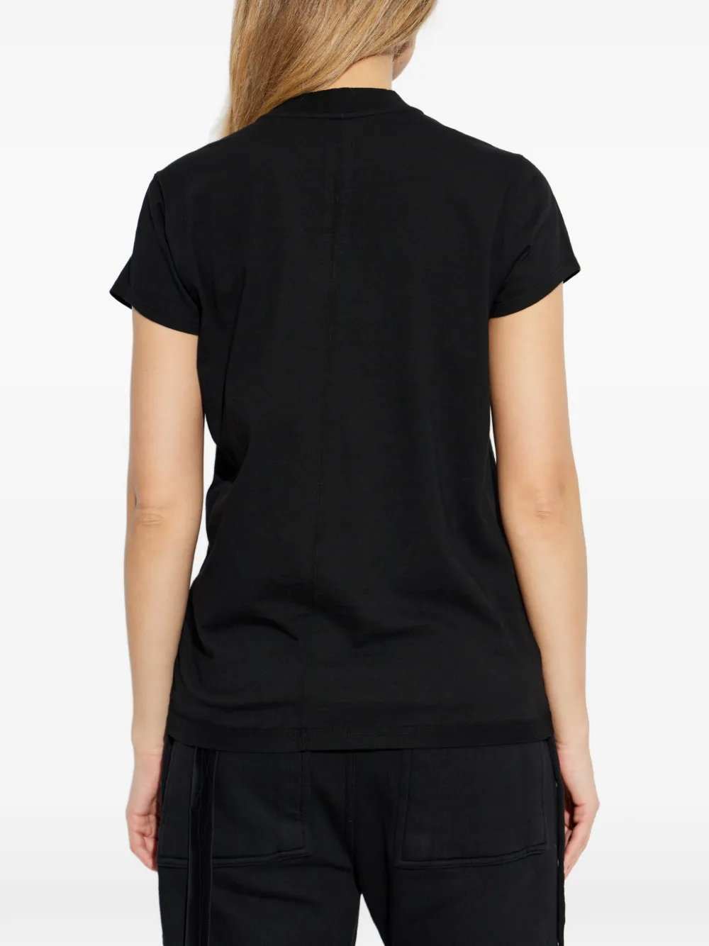 Rick Owens DRKSHDW T-shirt met schouder detail Zwart