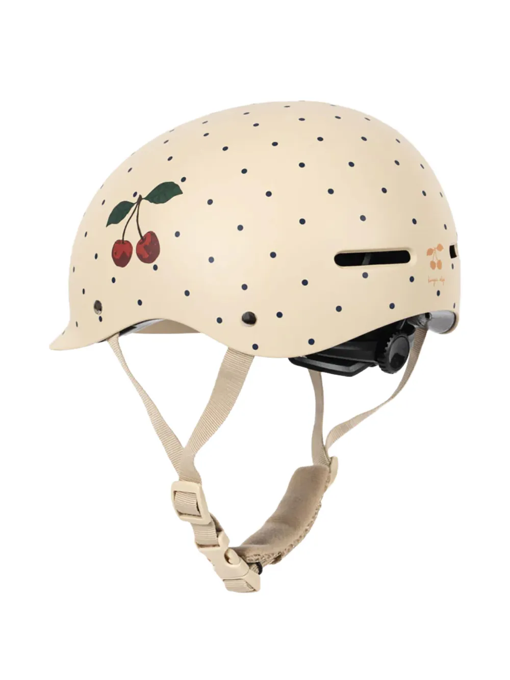  Konges Sløjd Cherry-print Helmet - Neutrals 